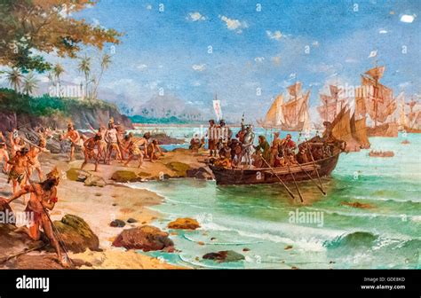 Die Portugiesische Landung in Brasilien 1500: Eine Suche nach Gewürzen und die Geburt einer neuen Nation